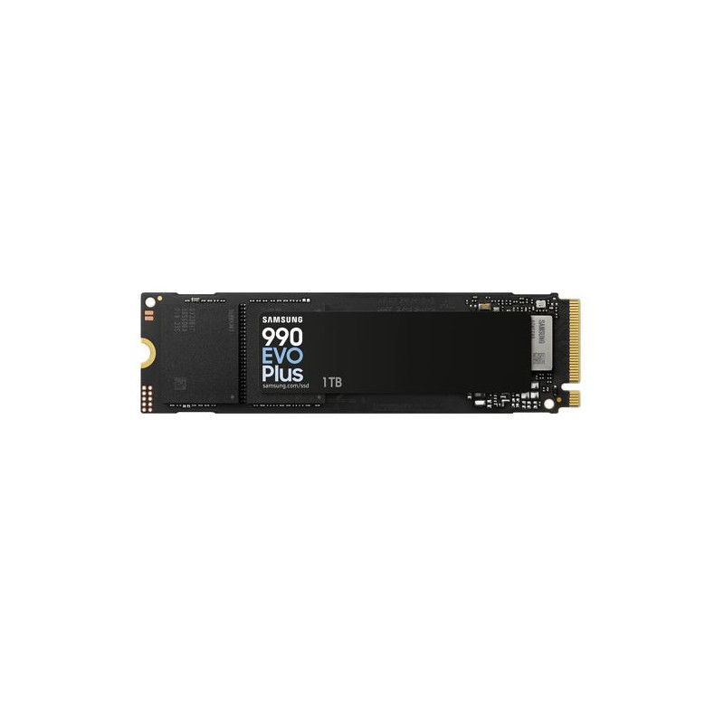 Samsung 990 EVO Plus 1TB PCIe Gen5 NVMe SSD 7150MB/s 6300MB/s R/W 850K/1350K IOPS 600TBW 1.5M hrs V-NAND TLC AES 256-bit Encr