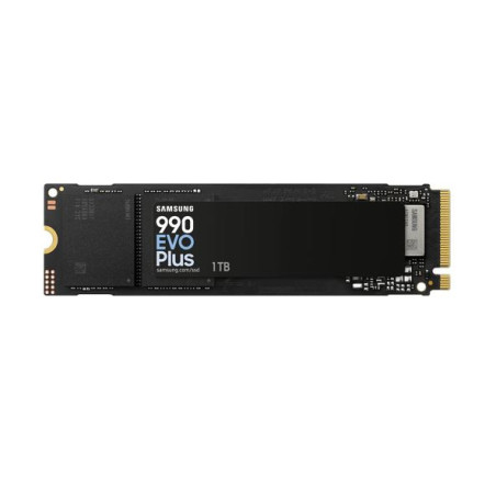 Samsung 990 EVO Plus 1TB PCIe Gen5 NVMe SSD 7150MB/s 6300MB/s R/W 850K/1350K IOPS 600TBW 1.5M hrs V-NAND TLC AES 256-bit Encr