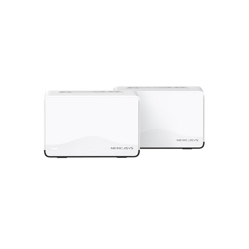 Mercusys Halo H27BE(2-pack) BE3600 Whole Home Mesh Wi-Fi 7 System, 688 Mbps at 2.4 GHz, 2880 Mbps at 5 GHz, MLO, 4096-QAM, OF