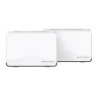 Mercusys Halo H27BE(2-pack) BE3600 Whole Home Mesh Wi-Fi 7 System, 688 Mbps at 2.4 GHz, 2880 Mbps at 5 GHz, MLO, 4096-QAM, OF
