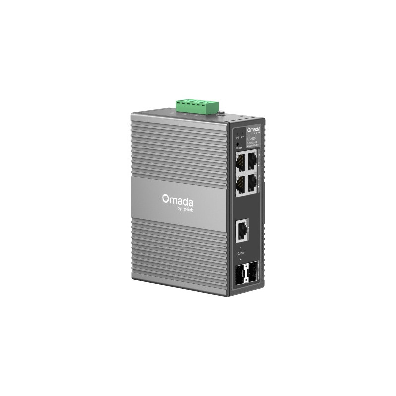 TP-Link IES206G Omada 6-Port Gigabit Industrial Easy Managed Switch ,  1× GE SFP/RJ45, 1× GE SFP, 4× GE RJ45