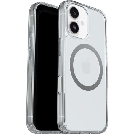 OtterBox Symmetry Clear MagSafe Apple iPhone 17 (6.3') Case Clear - (77-98781), DROP  3X Military Standard, Raised Edges, Has