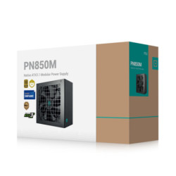 DeepCool PN850M Gamer Storm 850W 80  Gold Certified Fully Modular ATX Power Supply, 120mm Fan, Japanese Capacitors, DCtoDC, A