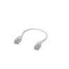 Ubiquiti UniFi Premium Patch Cable,0.15M, Single-Pack, White, Ultra-Thin Braided Patch Cable, Designed Optimized 10GbE Networ