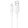 Belkin BoostCharge Lightning to USB-A Cable (1M) - White (CAA019fq1MWH), 2.4A/15W, 480Mbps, 300K  Bends, Apple iPhone, iPad, 