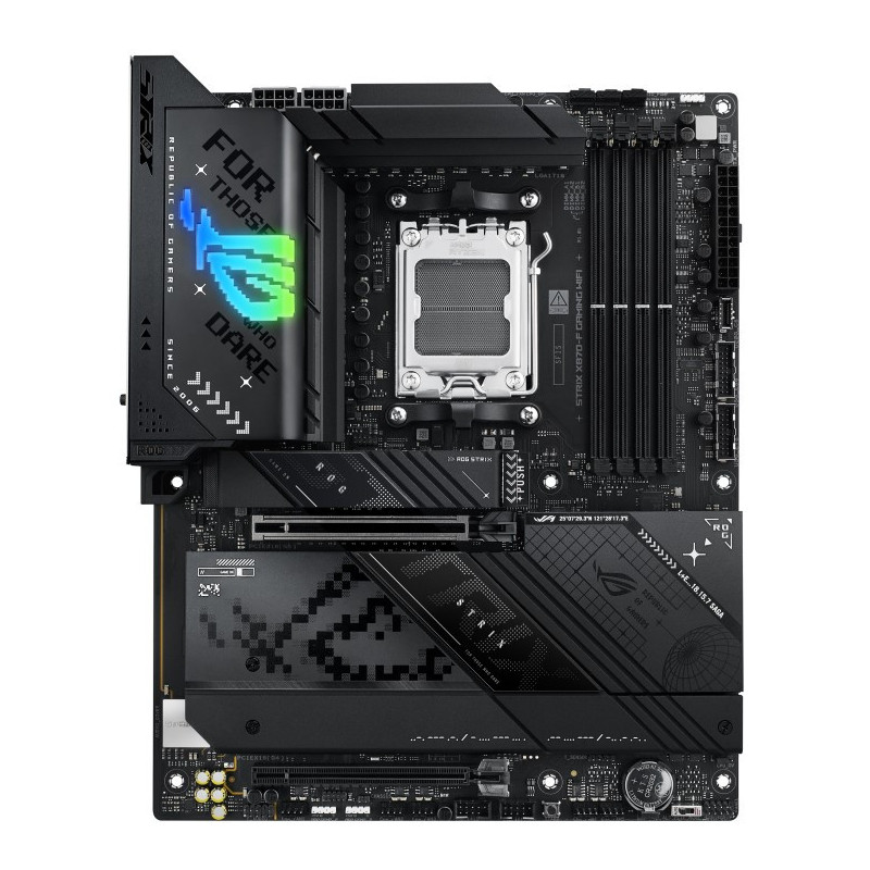 ASUS AMD ROG STRIX X870-F GAMING WIFI (AM5) ATX Motherboard, DDR5 192GB, 1x PCIe 5.0 x16 slot, 4 x M.2 slots, 2x SATA, Wi-Fi 