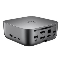 HP Dock G6 Thunderbolt 4 Ulltra Docking Station - 180W Power Delivery 4xDisplays 2xDP 1xHDMI 4xUSB-A 2xUSB-C 1xTB4 2.5GbE RJ4