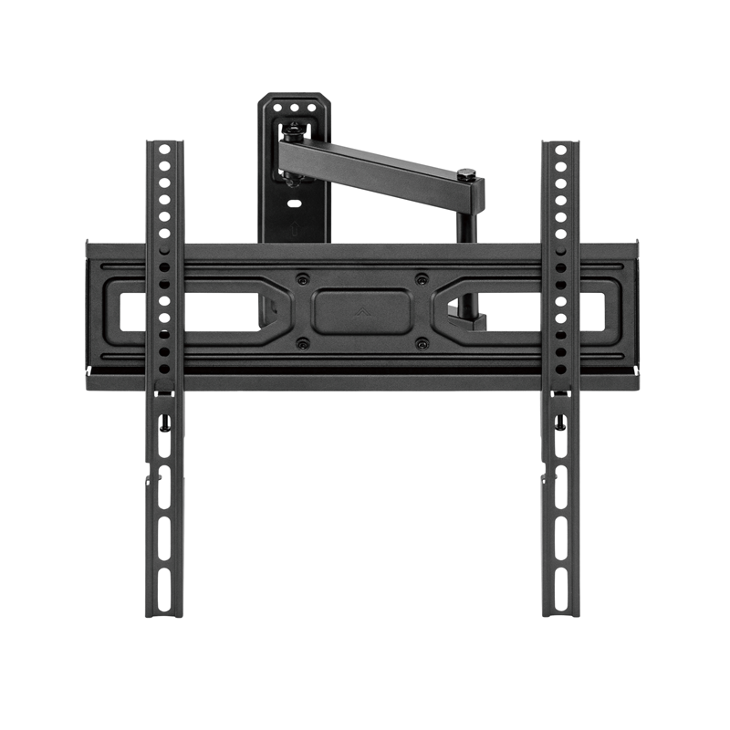 Brateck LPA78-443 Super Economy Full-Motion TV Wall Mount, Fit Screen Size: 32'-55' Up to 35 KG, Fine Texture Black,358x440x4