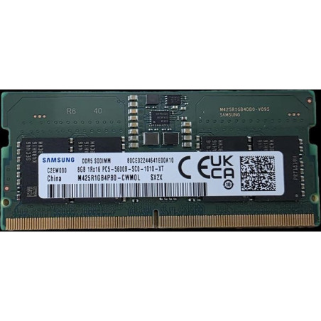 Samsung OEM 8GB (1x8GB) DDR5 SODIMM 5600MHz C46 1.1V Notebook Laptop Memory (ex-demo) 3yr wty ~similar to Hynix / Crucial 8GB