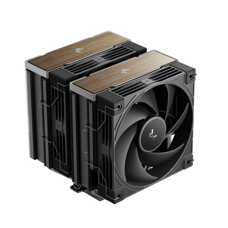DeepCool AK620 G2 Wood Grain Top Cover CPU Cooler, 4-pin PWM, Hydro Bearing Intel LGA1851/1700/1200/1151/1150/1155/ AM5/AM4