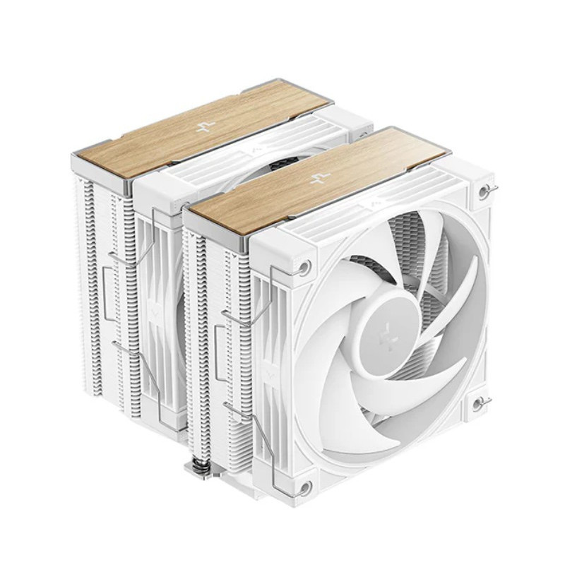 DeepCool AK620 G2 WH Wood Grain Top Cover CPU Cooler, 4-pin PWM, Hydro Bearing Intel LGA1851/1700/1200/1151/1150/1155/ AM5/AM