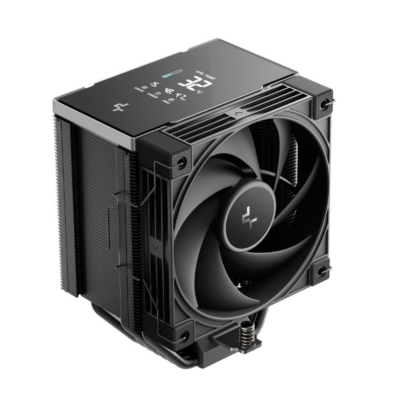DeepCool AK700 DIGITAL NYX AI Dynamic Adjustment CPU Cooler, Digital Display, 7 Heat Pipes, 4-pin PWM, Intel LGA1851/1700/120