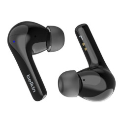 Belkin SoundForm Motion 2 True Wireless Earbuds - Black (AUC010fqBKV2), 33 hrs Battery, 12mm Drivers, BT 5.3 Multipoint, IPX5