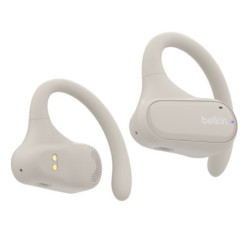 Belkin SoundForm ClearFit Open-Ear Wireless Earbuds - White (AUC013btSA), 26hrs Battery,14.2mm Drivers, BT 5.3 Multipoint, IP
