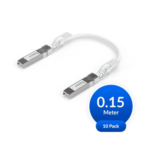 Ubiquiti Uplink Cable, Direct Attach Cable,10 Pack, Auto Link Optimization, Seamless 1G SFP, 10G SFP , 25G SFP28 Interconnect
