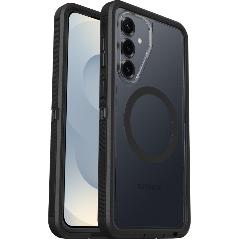 OtterBox Defender Pro XT Clear Samsung Galaxy S26  5G (6.7') Case Dark Side (Clear/Black) - (77-99897), DROP  7X Military Sta
