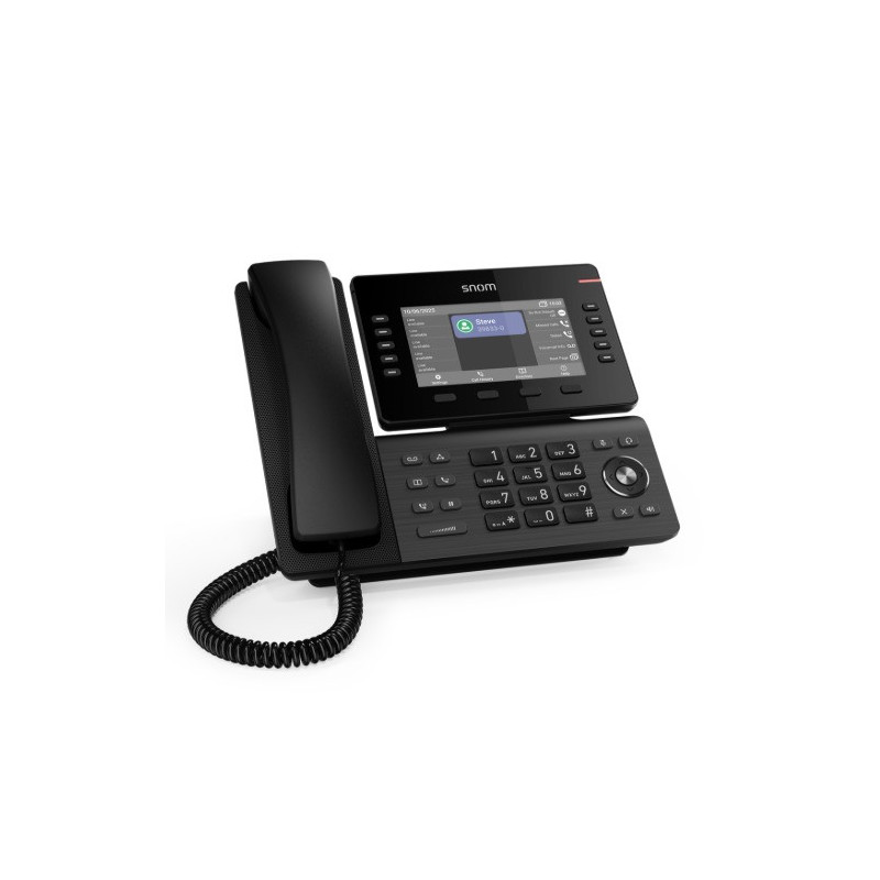 SNOM D815WB IP Phone, 5.5' IPS Color Display, 12 SIP Accounts, HD Audio, Wi-Fi & Bluetooth, USB & PoE, Linux