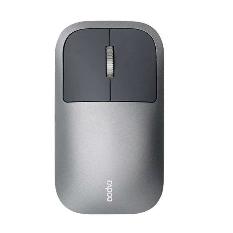 RAPOO M700  SILVER Wireless Mouse 2.4G/BT 5.0 1300DPI Long Battery Life Wireless Charging
