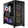 Corsair FRAME 4000D LCD RS ARGB Premium Mid-Tower PC Case - Black, ATX/E-ATX, TG panel, LCD, 430mm GPU, 170mm CPU clr, 360mm 