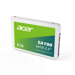 ACER SA100-480GB SSD 2.5 SATA Writing Speed 493 MB/s Reading Speed 560 MB/s BL.9BWWA.103 - 3 Year Warranty