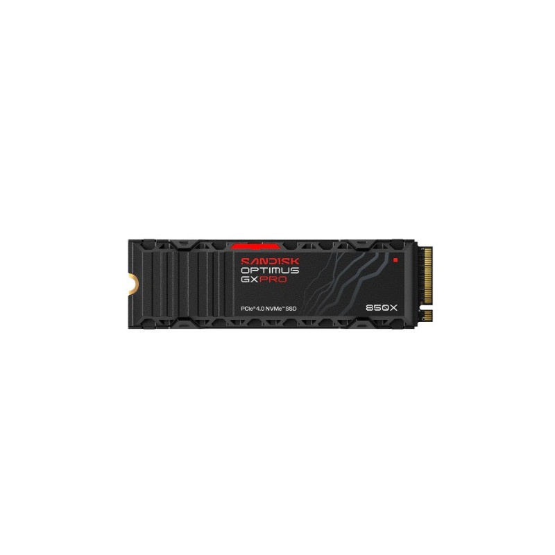 SANDISK Optimus™ GX PRO 850X PCIe® 4.0 NVMe™ SSD with Heatsink, 1TB, Read 7,300MB/s Write 6,600MB/s, 5 Yr Warranty