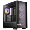 OKINOS 612 ARGB Mid Tower ATX case, tempered glass, USB-C 5Gbps, 4x120mm ARGB fans, 405mm GPU, 175mm CPU, 360mm radiator supp