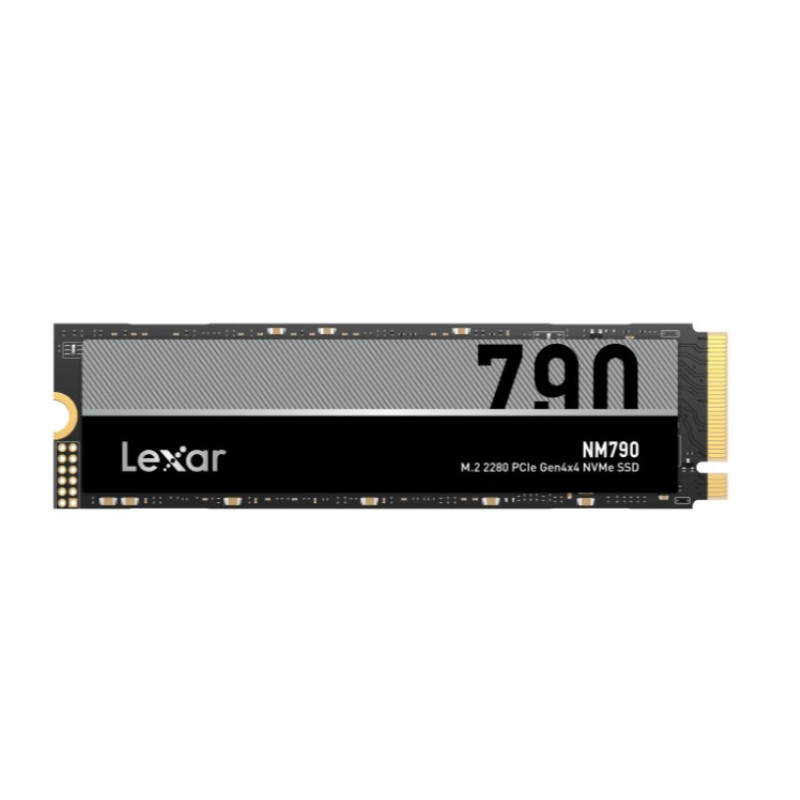 Lexar LNM790X512G-RNNNG Internal SSD 512GB M.2 2280 PCIe Gen 4x4 NVMe SSD up to 7400MB/s read, 6500MB/s write TLC