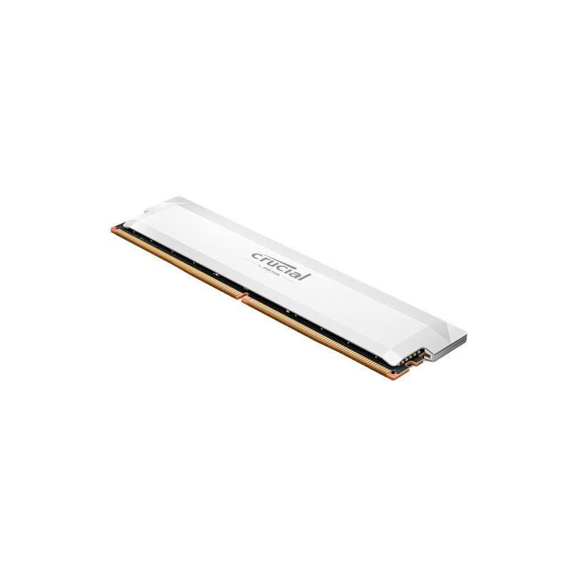 Crucial Pro 16GB (1x16GB) DDR5 UDIMM 6000MHz CL36 White Heat Spreader Overclocking Support Intel XMP AMD Ryzen Desktop PC Gam