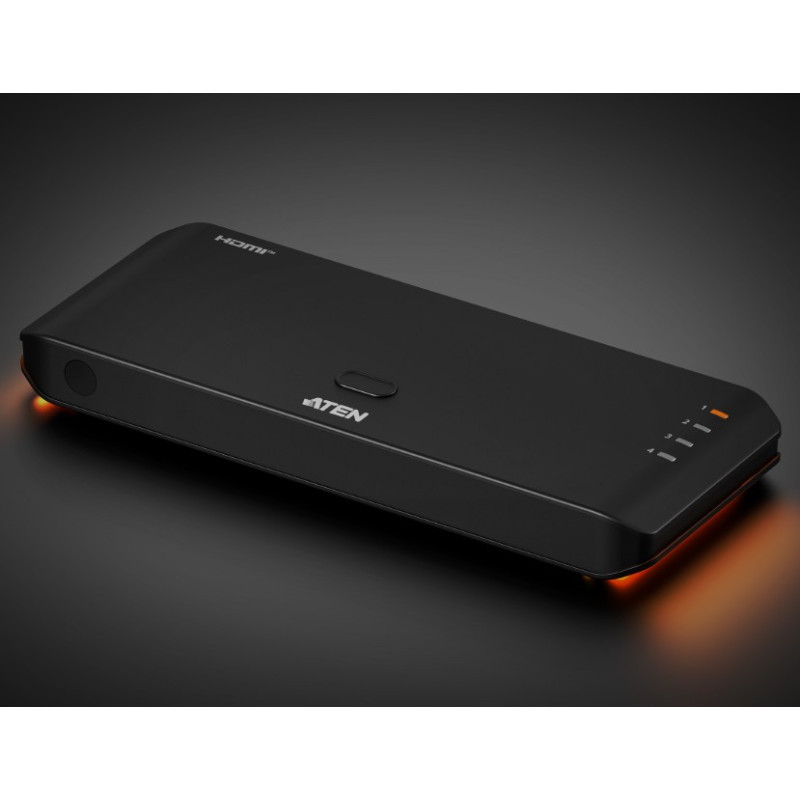 Aten Essential 4-Port True 4K HDMI Switch, HDMI switch for home entertainment, four HDMI sources on a single True 4K display,