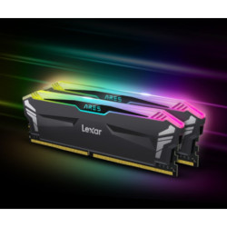 Lexar LD4BU008G-R3600GD0A DDR4 UDIMM 16GB Kit (2 x 8GB) 3600 MT/s 1.35V CL18 HEATSINK THOR XMP 2.0 Ares OC Black