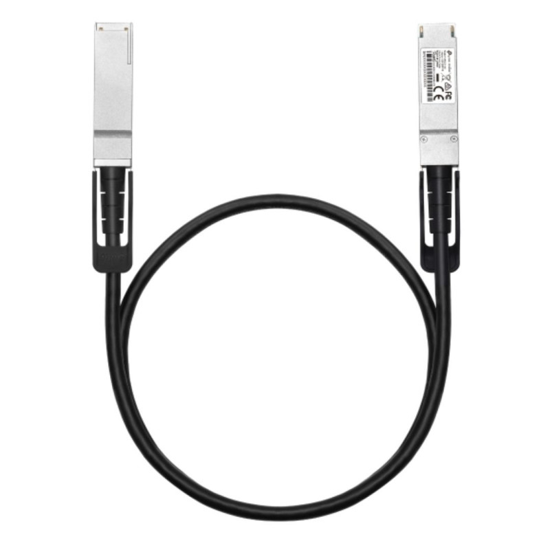 TP-Link SM9220-1M Omada 1 Meter 100G QSFP28 Direct Attach Cable ,Up to 1 m Distance, Support data rate of 100Gbps and 40Gbps,