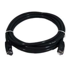 8Ware CAT6 Cable 0.5m - Black Premium RJ45 Ethernet Network LAN UTP Patch Cord 26AWG CU Jacket