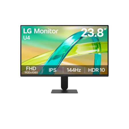 LG 24' IPS Full HD 144Hz Monitor, 1920x1080, 1ms MBR, HDR10, AMD FreeSync, sRGB 99%, HDMI, VGA, 100x100 VESA