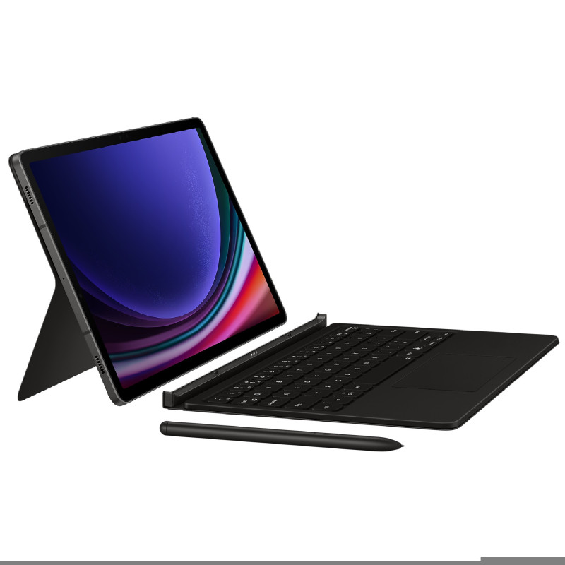 Samsung Galaxy Tab S10 Lite / S10 FE / Tab S9 / S9 FE Book Cover Keyboard - Black(EF-DX725UBEGWW), Effortless Comes In 150°,