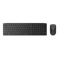 LENOVO Professional Wireless Multi-Mode Pro Keyboard & Mouse Combo Full-Size USB-A Dual Bluetooth 5.3 three-zone DPI US Engli