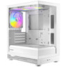 OKINOS AQUA UNO POLAR, Mini Tower, Micro-ATX/ITX, tempered glass, 3×120mm ARGB fans, USB 3.0   Type-C, ≤309mm GPU, ≤165m
