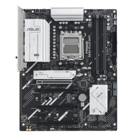 ASUS AMD PRIME B840-PLUS WIFI-CSM (AM5) ATX Motherboard, DDR5 192GB, 1x PCIe 4.0 x16 slot, 3 x M.2 slots, 4x SATA, Wi-Fi 6E, 