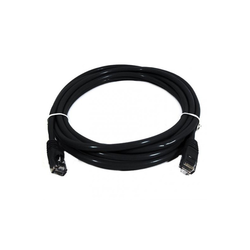 8Ware CAT6 Cable 0.25m - Black Premium RJ45 Ethernet Network LAN UTP Patch Cord 26AWG CU Jacket