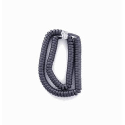 Fanvil curly cord for XU series headset, curve，black