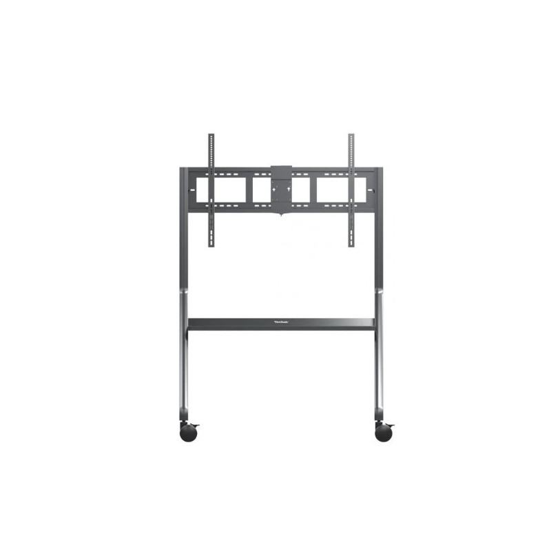ViewSonic VB-STND-009 Slim Trolley Cart for 55' to 105' Display, Streamlined, height-adjustable design, 360° silent wheels w