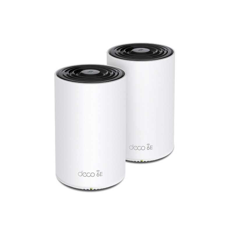 TP-Link Deco XE75 AXE5400 Tri-Band Mesh Wi-Fi 6E System (2-pack) 574 Mbps at 2.4 GHz   2402 Mbps at 5 GHz   2402 Mbps at 6 GH