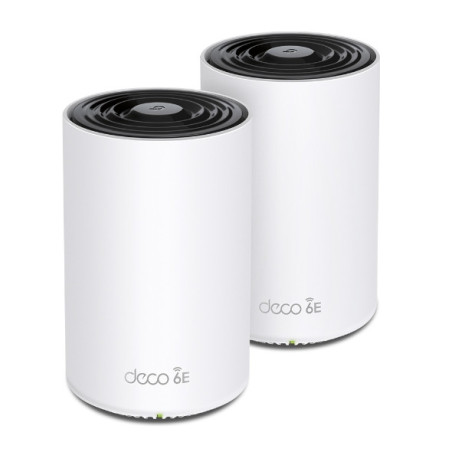 TP-Link Deco XE75 AXE5400 Tri-Band Mesh Wi-Fi 6E System (2-pack) 574 Mbps at 2.4 GHz   2402 Mbps at 5 GHz   2402 Mbps at 6 GH