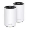 TP-Link Deco XE75 AXE5400 Tri-Band Mesh Wi-Fi 6E System (2-pack) 574 Mbps at 2.4 GHz   2402 Mbps at 5 GHz   2402 Mbps at 6 GH