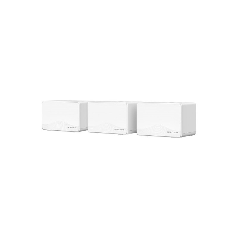 Mercusys Halo H25BE(3-pack) BE3600 Whole Home Mesh Wi-Fi 7 System, 650m²,  688 Mbps at 2.4 GHz, 2880 Mbps at 5 GHz, MLO, 409
