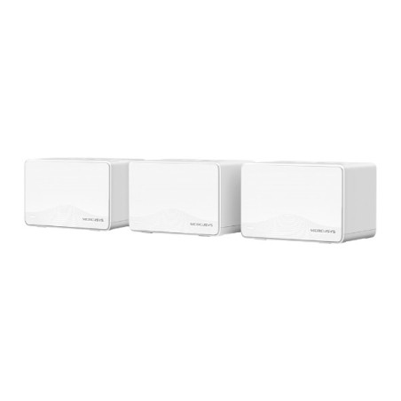 Mercusys Halo H25BE(3-pack) BE3600 Whole Home Mesh Wi-Fi 7 System, 650m²,  688 Mbps at 2.4 GHz, 2880 Mbps at 5 GHz, MLO, 409