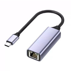USP USB-C To RJ45 Network Card 2.5G 2500Mbps USB Gigabit Ethernet Adapter, Durabiliity, Premium Feel, Reliable and Efficient,