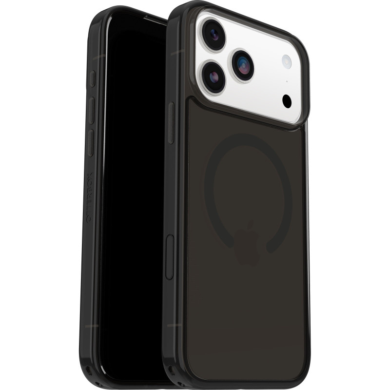 OtterBox Symmetry Clear MagSafe Apple iPhone 17 Pro Max (6.9') Case Black Mist (Clear / Black) -(77-98876),DROP  3X Military 