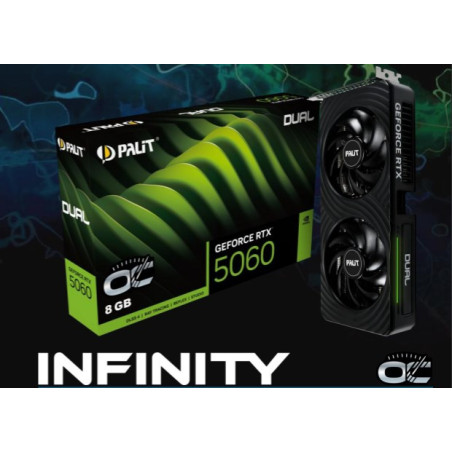 PALIT RTX5060 INFINITY 2 OC 8G GDDR7 128bit 28 Gbps 2280 MHz NE75060V19P1-GB2063L