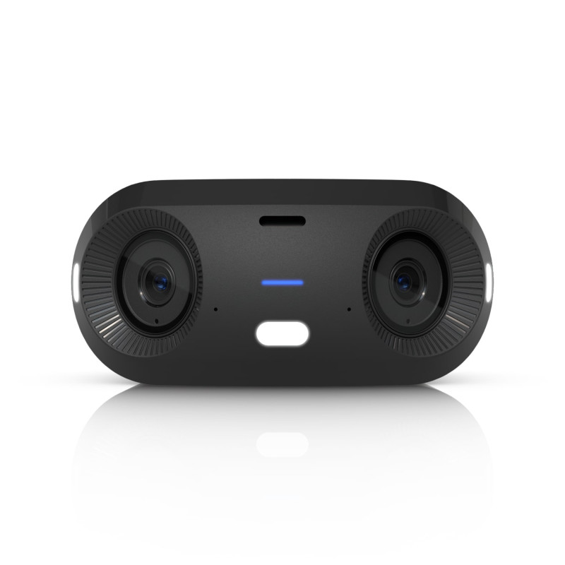 Ubiquiti G6 180, Black, Indoor/Outdoor Dual Sensor 16MP PoE  Camera, Multi-TOPS AI Engine , Panoramic 180° Coverage.