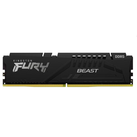Kingston 16GB (1x16GB) DDR5 UDIMM 6000MHz CL36 FURY Beast Black EXPO Gaming PC Desktop Memory